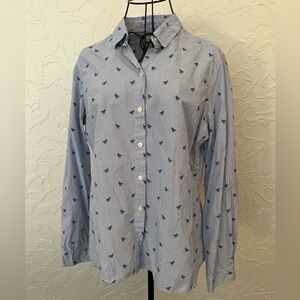 Barbour Malvern Button Down Shirt Horse and Stripe